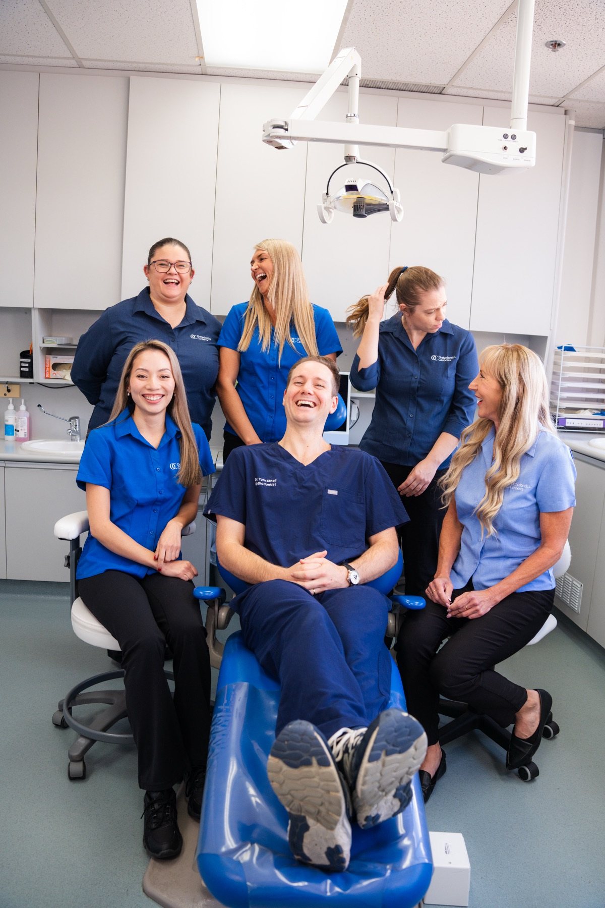 The Orthodontics Canberra team in the operatory